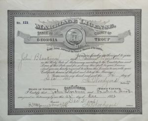 Blackmon, John and Burston, Pauline