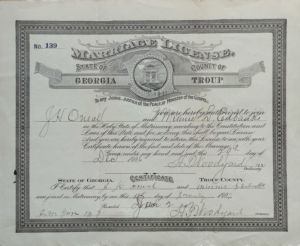 Onea, J.H. and Eubanks, Minnie L.