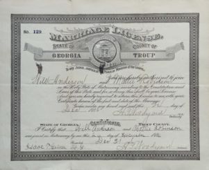 Anderson, Will and Robinson, Mattie