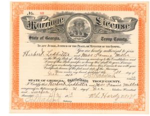 Ledbetter, Herbert and Miller, Fannie