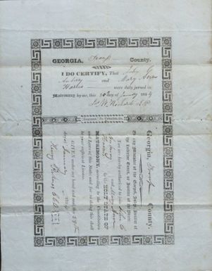 Aubrey, John G. and Harris, Mary Ann