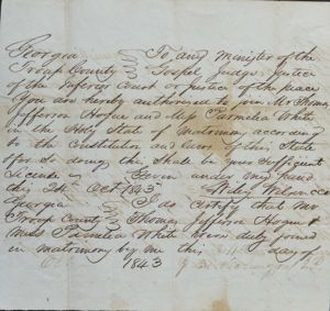 Hogue, Thomas Jefferson and White, Parneila