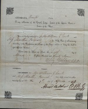 Cook, William and Parrish, Martha