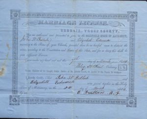Bellah, John and Edwards, Elizabeth