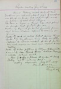 Regular Meeting Minutes - July 01, 1899