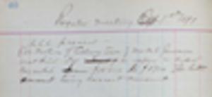 Regular Meeting Minutes - October 01, 1899