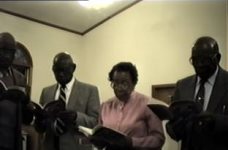South Side Community Choir and shape note singers, Georgia, 1988 October 28