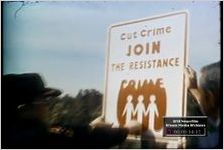 Anti-Crime Sign Placed at East Ponce de Leon Avenue and North Hairston Road