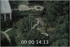 Aerial of Governors Mansion's New Swimming Pool for Busbee