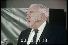 Senator Ervin Reacts to News of Missing Watergate Tapes