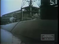 SUBMARINE IN PORT; TOUR BELOW DECKS (NO DATE)