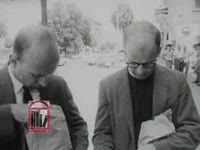 WSB-TV newsfilm clip of Rabbi Richard Israel interviewed after being released from police custody in Albany, Georgia, 28 August 1962