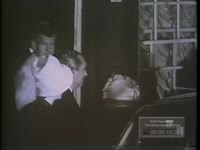 Series of WSB-TV newsfilm clips of President John F. Kennedy and First Lady Jacqueline Kennedy greeted by British Prime Minister Harold MacMillan and others in London, 1961 June 6
