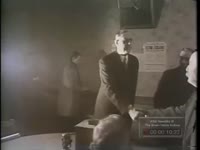 Series of WSB-TV newsfilm clips of French President Charles De Gaulle voting, 1958 November 24
