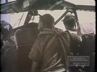 CREW OF ONE AIRPLANE COVERS IN MID-AIR WHAT CREW OF ANOTHER AIRPLANE HAS DROPPED