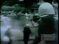POLICE TURN FIRE HOSES ON RIOTERS IN PANAMA