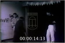 Algerians Being Searched at Polls and Casting Ballots (No Date)