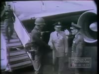 OPERATION LONGTHRUST; FIRST INFANTRY ARRIVING BY PLANE, BOARDING TRUCKS