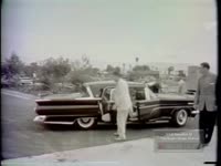 DWIGHT EISENHOWER PLAYS GOLF DURING HIS VACATION IN PALM SPRINGS, CALIFORNIA