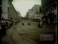 ASTRONAUT, GORDON COOPER, RIDES IN PARADE IN HIS HONOR