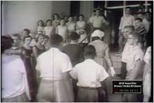 BLACK STUDENTS ENTER STRATFORD JUNIOR HIGH SCHOOL (NO DATE)