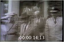 Eisenhower Leaves Hospital, Waves to on-Lookers