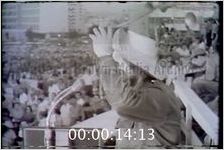 Castro Speaking to Large Rally