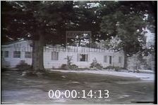 Series of WSB-TV newsfilm clips of Janet R. Gray's house, Atlanta, Georgia, 1957 November