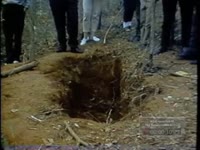 Series of WSB newsfilm clips showing the box and location where kidnapping victim Barbara Jane Mackle was held, along with statements from the lawyers involved in the kidnapping trial of Gary Steven Krist, an interview with friends of Barbara Jane Mackle, and a report from John Pruitt at the location of the kidnapping, Decatur, Georgia, and Gwinnett County, Georgia, December 1968