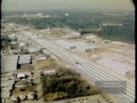 FILM OF THE MARTA RAIL LINE CONSTRUCTION FROM THE AIR