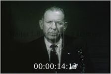 WSB-TV newsfilm clip of Georgia Governor Marvin Griffin announcing extraordinary session of the Georgia General Assembly, 1955 June 2