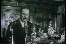 WSB-TV newsfilm clip of Marvin Griffin giving a speech about the U.S. Supreme Court decision regarding segregation, 1954 or 1955