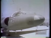 Series of WSB-TV newsfilm clips of the U-2 plane and an unknown reporter questioning an unknown scientist about its use in high-altitude weather observation, probably from 1960 or 1961