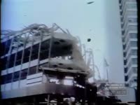 Series of WSB-TV newsfilm clips of clearing earthquake damage, Mexico City, 1957 July 29