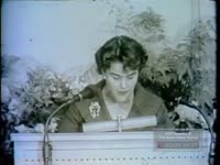CONSERVATIVES DEBATE; WOMAN RAILS AGAINST LABOR DEMANDS (1962)