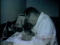 Center for Disease Control researchers study encephalitis carriers. (1962)