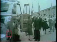 WSB-TV newsfilm clip of segregated facilities at Jekyll Island, Georgia, 1958