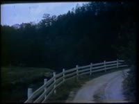 Series of WSB-TV newsfilm clips of a farm during the fall change of leaves, 1959 October