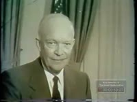 PRESIDENT EISENHOWER SAYS THE U.N. MUST PUT PRESSURE ON ISRAEL TO WITHDRAW TROOPS