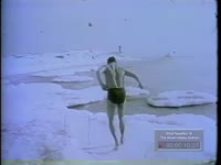 BILL DISCUSSES SWIMMING IN LAKE MICHIGAN IN WINTER AND SUMMER; WINTER SWIM