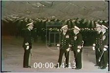 Marine Troops are Inspected