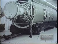 LITTLE ROCK AIR FORCE BASE ROCKET; ROCKET INSPECTED AND INSTALLED IN SILO; DEMONSTRATION FIRING (NO DATE)