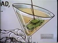 Editorial Cartoon: The grim reaper has a martini in one hand and a bill reading, "your life" in the other hand, 1967 December 19