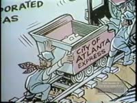EDITORIAL CARTOON REGARDING ATLANTA-FULTON COUNTY TAXATION; SERVICES CONTROVERSY