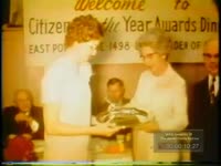 CITIZEN OF THE YEAR AWARDS AT EAST POINT MOOSE LODGE PRESENTED TO WHITE FEMALE AND MALES