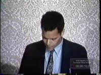 FOOTAGE OF BOND MEETING AT DEMOCRATIC CONVENTION IN CHICAGO
