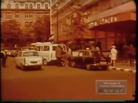FILM OF STREETS OF PARIS, FRANCE; EIFFEL TOWER