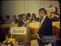 WSB TV's Lo Jelks at Omega's Chapter of Y Men's Club International; Award Presentation