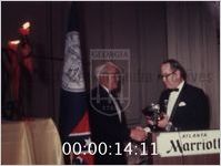 Film of dinner banquet.
