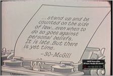 Cartoon; McGill Obituary